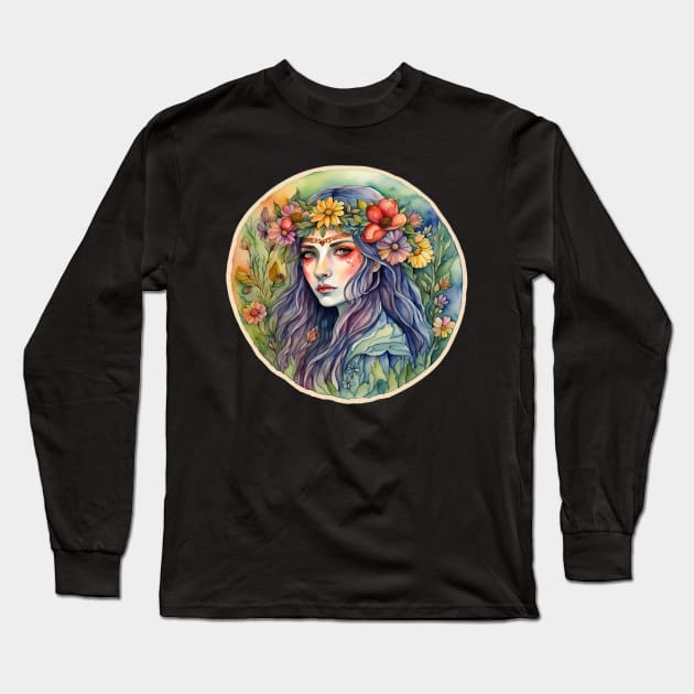 Daughter of Beltane Long Sleeve T-Shirt by CAutumnTrapp